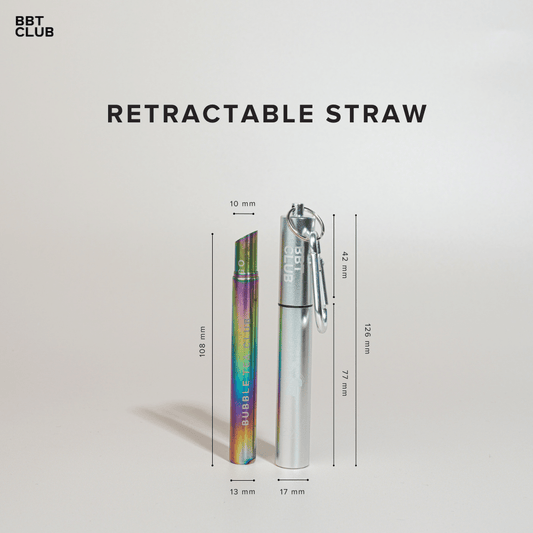 Retractable Metal Straw