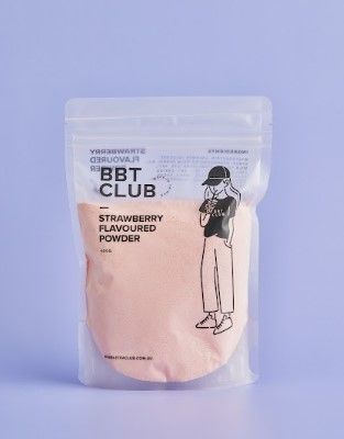 Strawberry Flavoured Bubble Tea Powder 400g